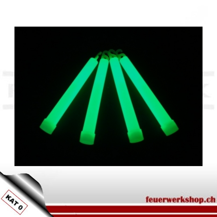 ✔ Leuchtstab 15cm ✔ leuchtet  bis zu 12 Std ✔ Farbe grün ✔ Leuchten chemisch ohne Batterie
